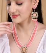 Long layered kundan jewellery set