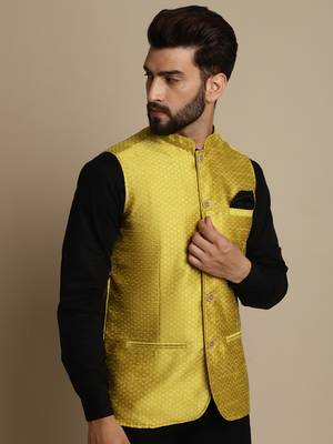 Mandarin collar waistcoat 4