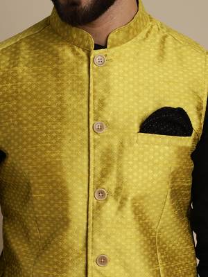 Mandarin collar waistcoat 5