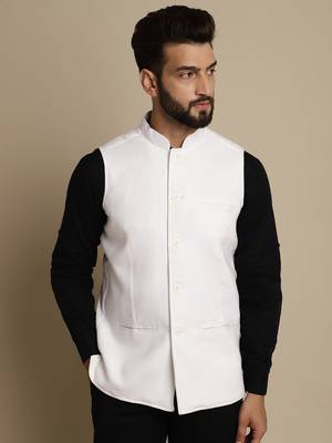 Mandarin collar waistcoat 2