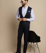 Woolen double breast waist coat