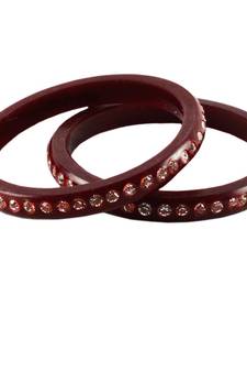 Extra Large Size Acrylic Bangle Color Maroon