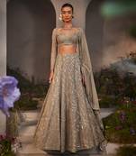 Lilian Silver Grey Lehenga Set