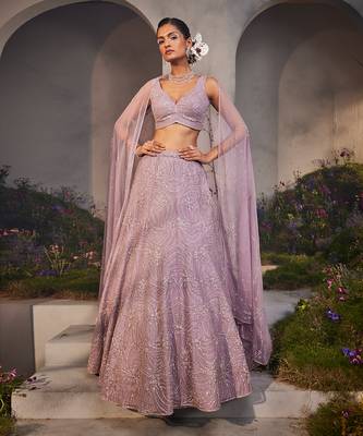 Letty Lavender Lehenga Set 1