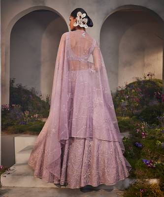 Letty Lavender Lehenga Set 4