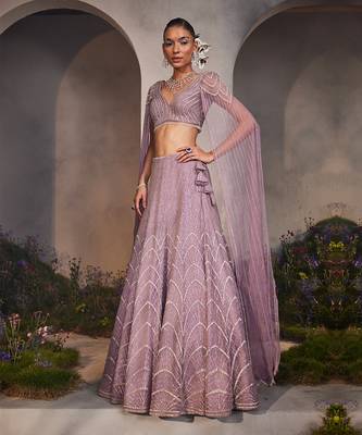 Lisa Lavender Lehenga Set 2