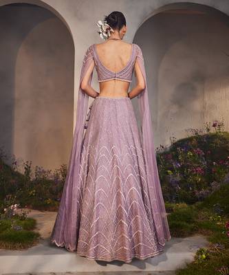 Lisa Lavender Lehenga Set 3