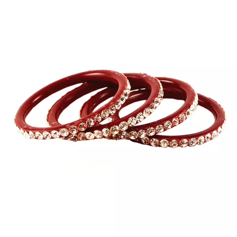 Extra Large Size Acrylic Bangle Color Red
