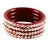 Extra Large Size Acrylic Bangle Color Red