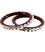 Extra Large Size Acrylic Bangle Color Maroon
