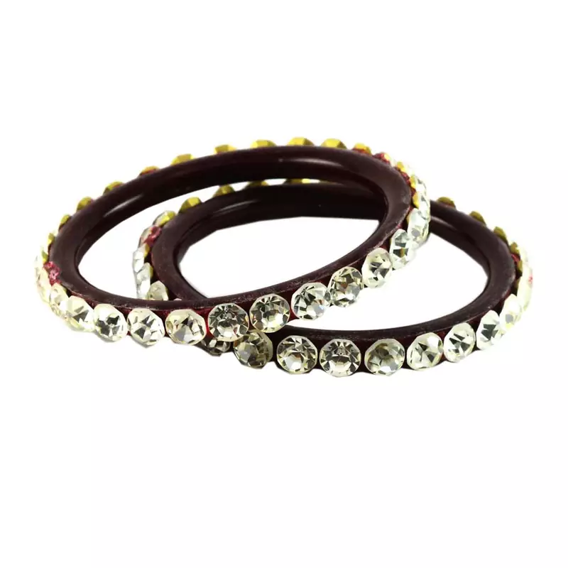 Extra Large Size Acrylic Bangle Color Maroon