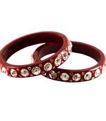 Extra Large Size Acrylic Bangle Color Maroon