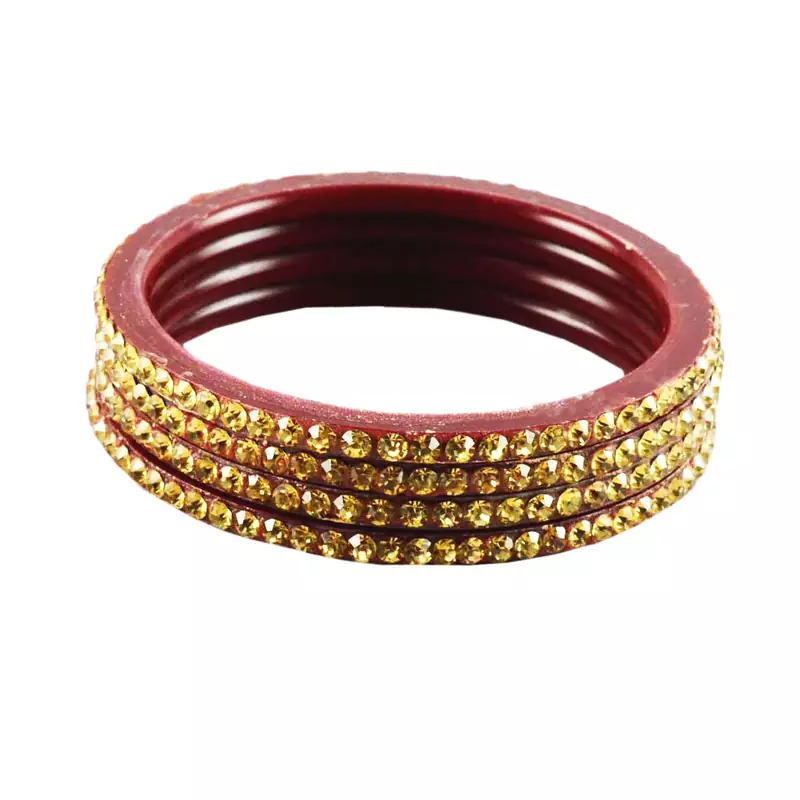 Extra Large Size Acrylic Bangle Color Golden