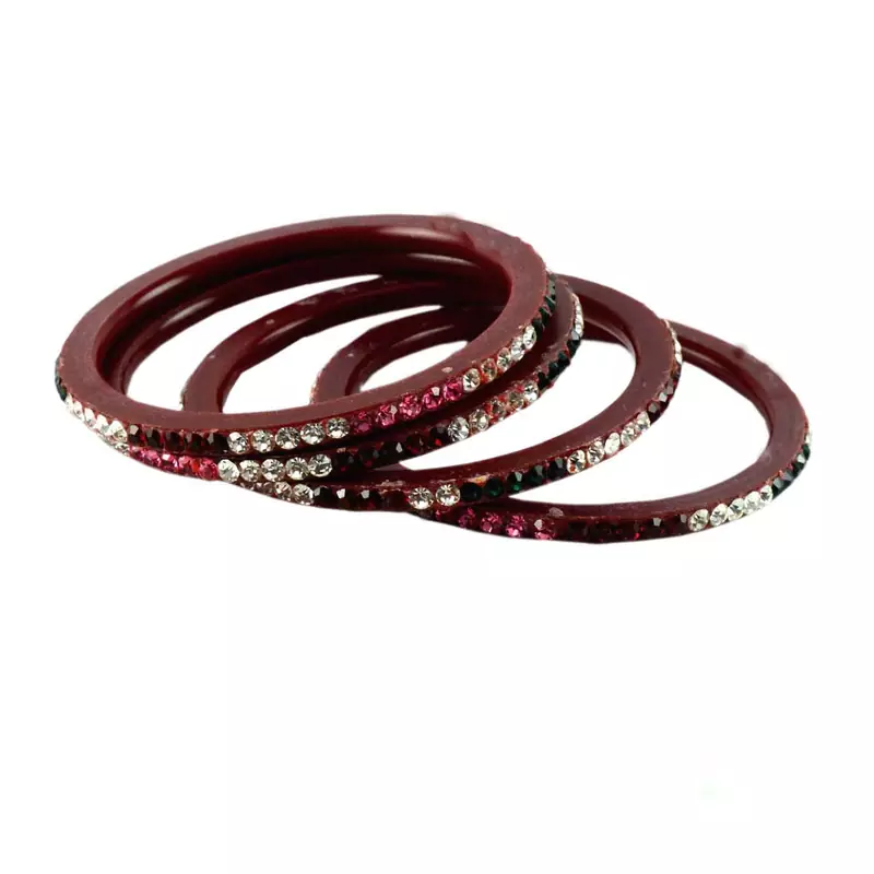 Extra Large Size Acrylic Bangle Color Maroon