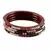 Extra Large Size Acrylic Bangle Color Maroon