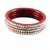 Extra Large Size Acrylic Bangle Color Red