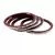 Extra Large Size Acrylic Bangle Color Maroon