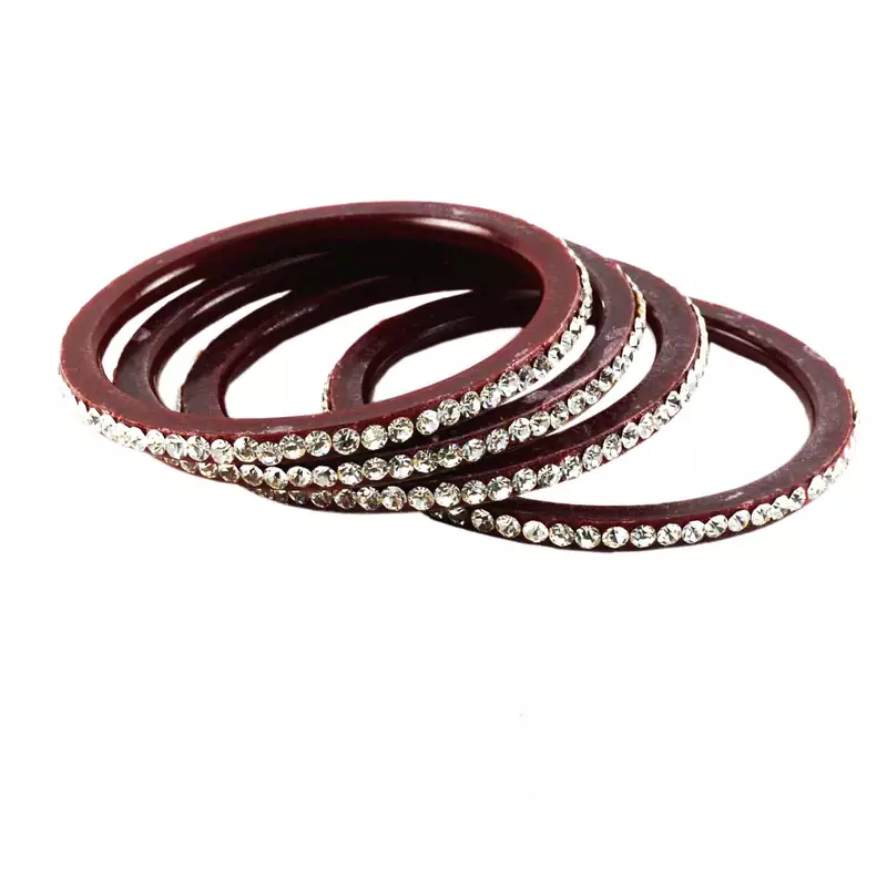 Extra Large Size Acrylic Bangle Color Maroon
