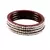 Extra Large Size Acrylic Bangle Color Maroon