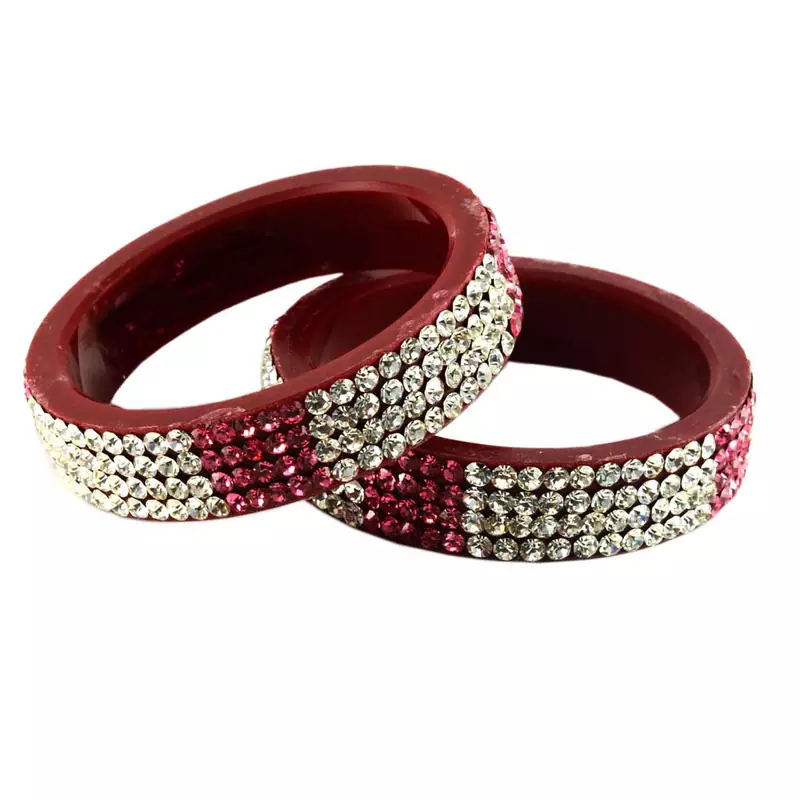 Extra Large Size Acrylic Bangle Color Maroon