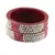 Extra Large Size Acrylic Bangle Color Maroon