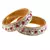 Extra Large Size Acrylic Bangle Color White