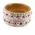 Extra Large Size Acrylic Bangle Color White