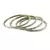 Extra Large Size Acrylic Bangle Color Silver
