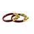 Extra Large Size Brass And Acrylic Bangle Color Maroon