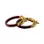 Extra Large Size Brass And Acrylic Bangle Color Maroon