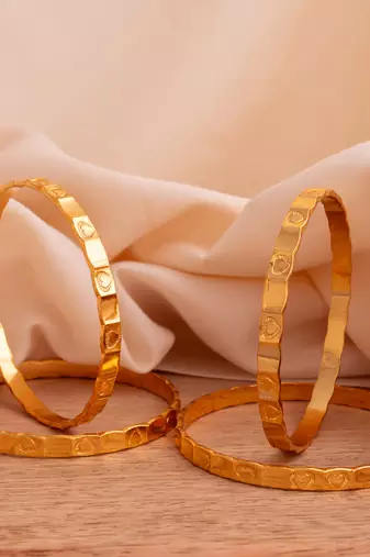 Golden bangles #1066