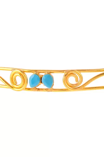 Gold plated western head band