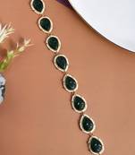 Gold plated ethnic head chain