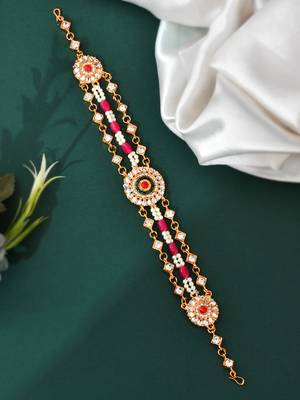 Traditional rajputi mehri hair jewellery 1