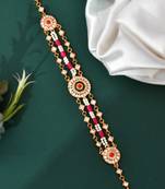 Traditional rajputi mehri hair jewellery