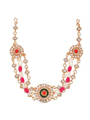 Traditional rajputi mehri hair jewellery 4