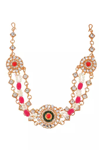 Traditional rajputi mehri hair jewellery
