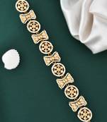 Ethnic kundan wedding head chain jewellery
