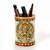 Golden Meenakari Gem Studded Jali Marble Pen Stand 377