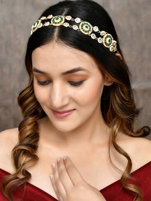 Traditional ethnic marwari mehri hair jewellery 2