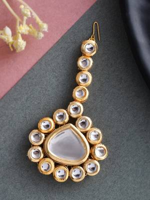 Bridal kundan maangtikka 1
