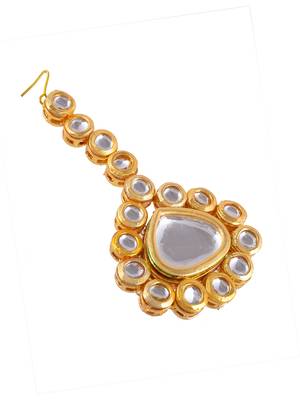 Bridal kundan maangtikka 3