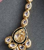 Thewa kundan polki mang tika