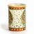 Golden Meenakari Gem Studded Jali Marble Pen Stand 377