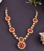 Wedding kundan borla head chain