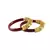 Extra Large Size Brass And Acrylic Bangle Color Maroon