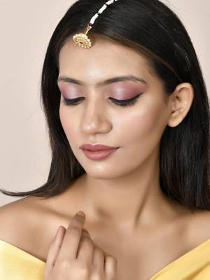 Gold plated pearl ethnic borla 2