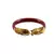 Extra Large Size Brass And Acrylic Bangle Color Maroon