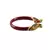 Extra Large Size Brass And Acrylic Bangle Color Maroon
