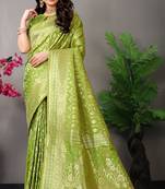MEHNDI STUNNING PAITHANI SILK SAREE